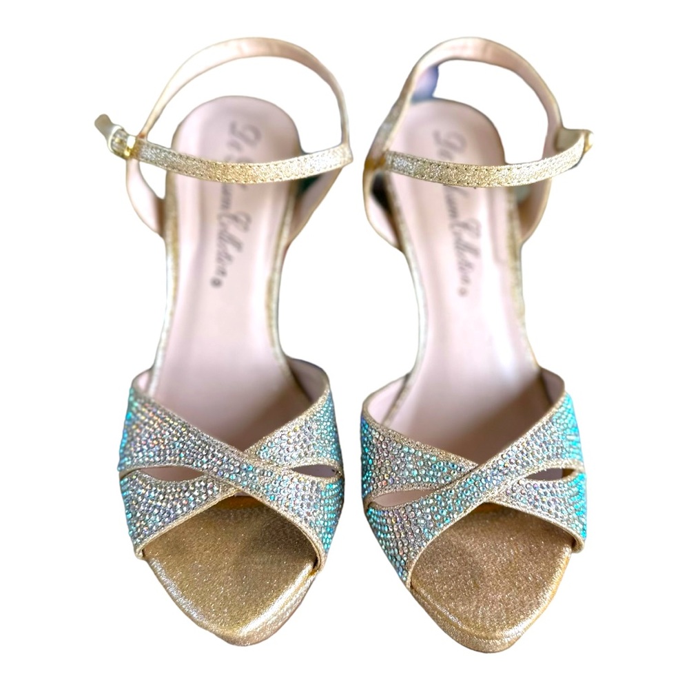 De Blossom Collection Beige Heels